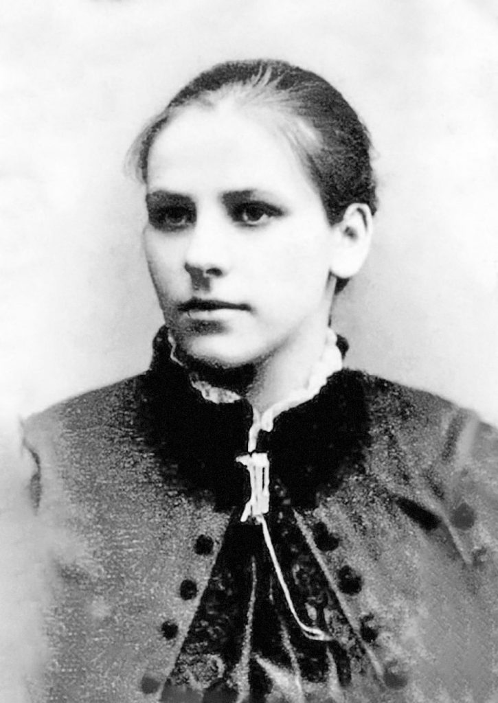 Maria z Koplewskich Juszkiewiczowa. Pierwsza żona Józefa Piłsudskiego na fotografii z młodości.
