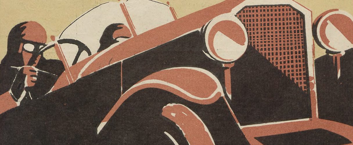 Auto. Ilustrowane czasopismo sportowo-techniczne. Ilustracja okładkowa z 1925 roku
