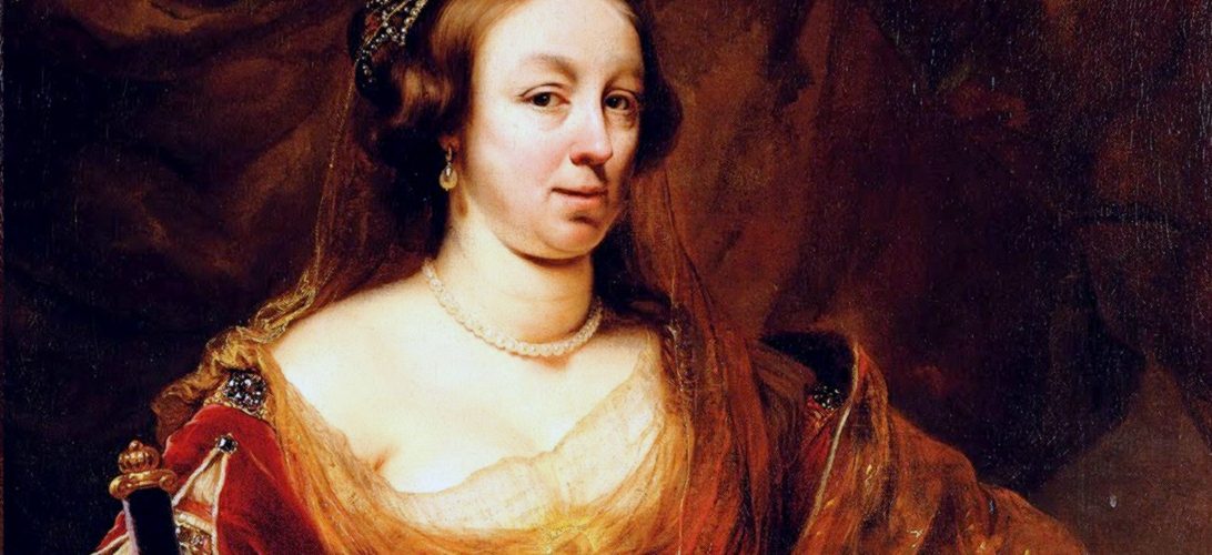 Ludwika Maria Gonzaga na portrecie pędzla Ferdinanda Bola.
