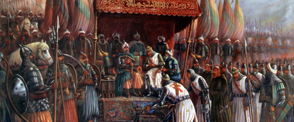 Wyobrażenie Saladyna w roku 1187