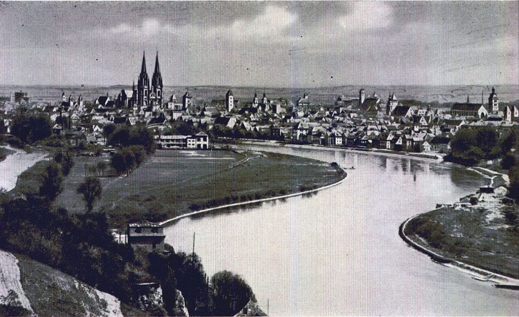 Do końca wojny Haft ukrywał się na obrzeżach Regensburga (domena publiczna).