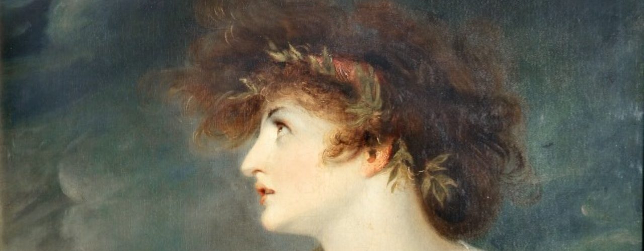 Zdaniem niektórych badaczy Anyte pochodziła z Lesbos. Na ilustracji - XIX-wieczne przedstawienie Safony.
