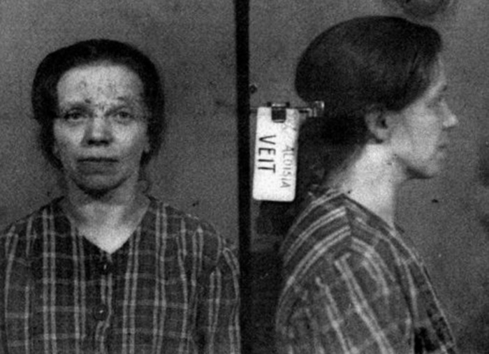 W lutym 1932 roku Aloisia Veit trafiła do zakładu psychiatrycznego (domena publiczna).