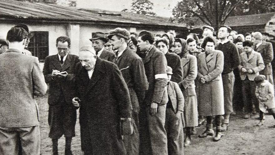 Deportacja słowackich Żydów (domena publiczna).