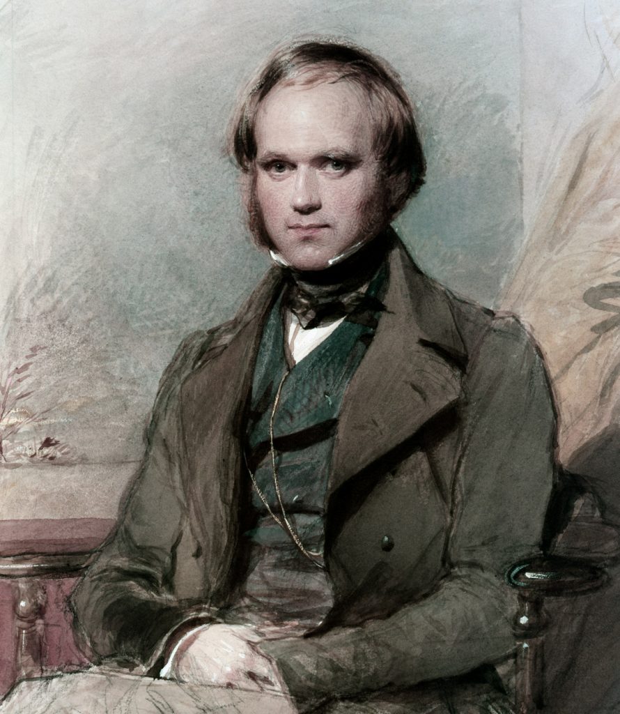 Portret Karola Darwina około trzydziestki (George Richmond).