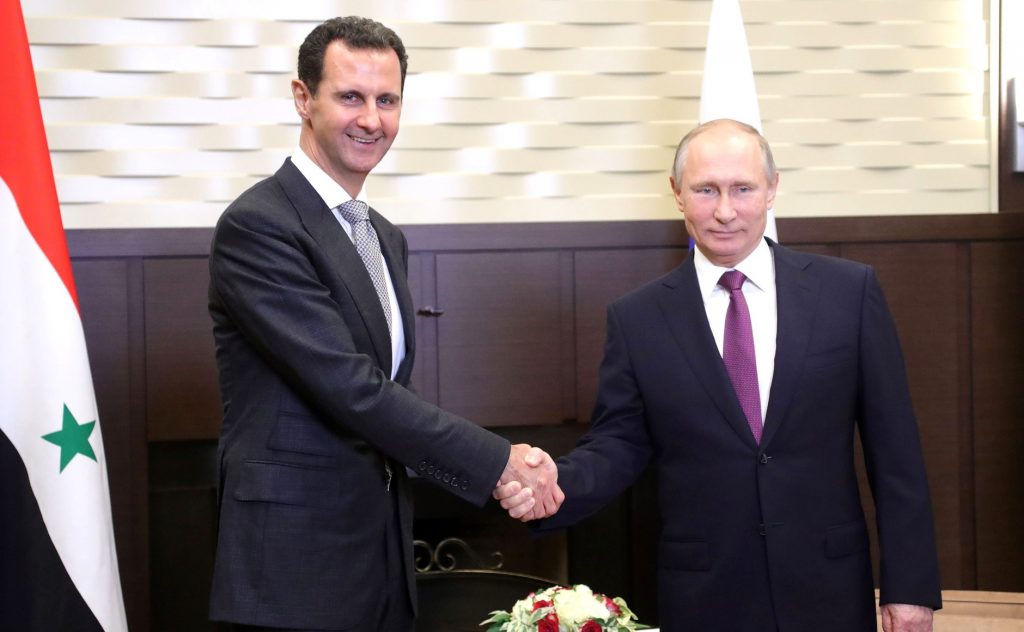 Baszar al-Asad i Władimir Putin (fot. kremlin.ru, lic. CCA 4.0)