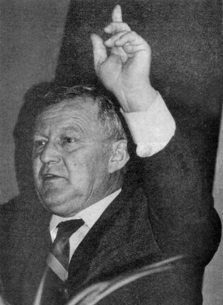W czasie, gdy Kuliś wrócił z Kijowa do Łodzi, Mieczysław Rakowski rozwiązywał PZPR (domena publiczna).