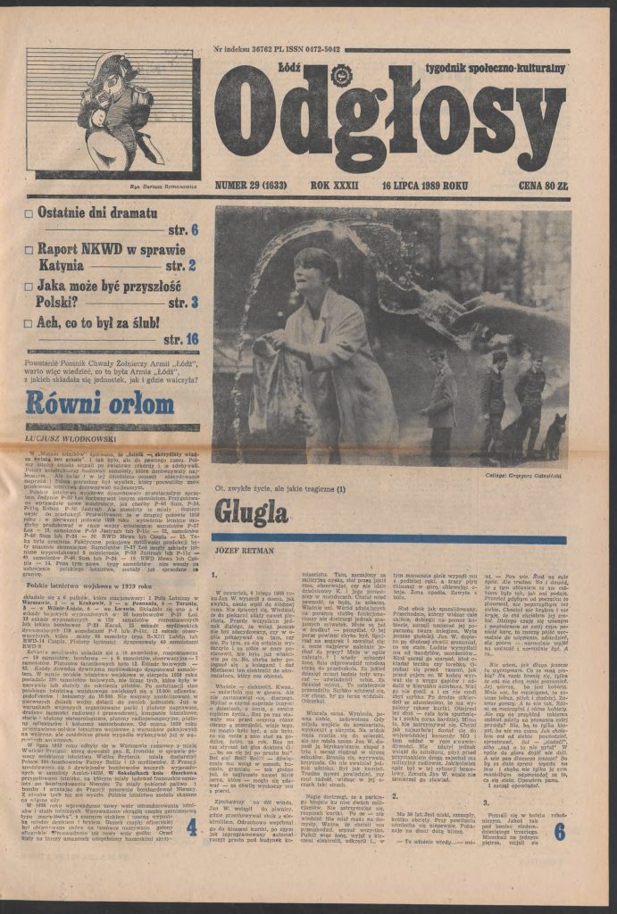 Pod koniec lat 80. Mirosław Kuliś był dziennikarzem tygodnika "Odgłosy".