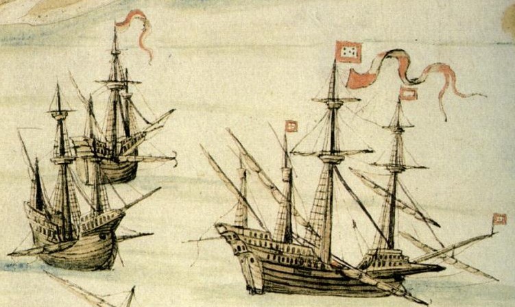Takich okrętów używali Portugalczycy w pierwszej połowie XVI wieku (D. João de Castro/domena publiczna).