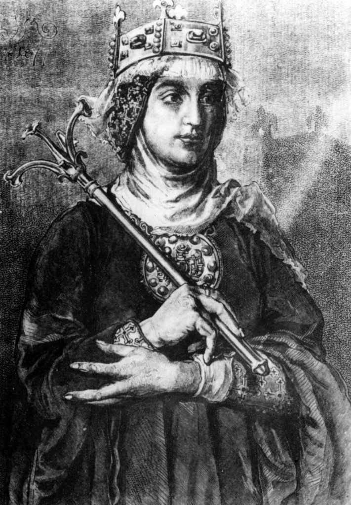 W 1025 roku Rycheza została koronowana na pierwszą polską królową (domena publiczna).