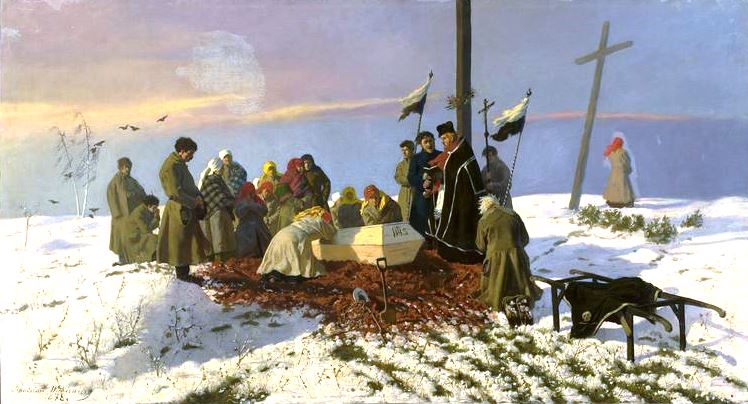 Głód i zaraza zabiły w latach 1847-1849 ponad 400 tysięcy Galicjan (Stanisław Witkiewicz/domena publiczna).