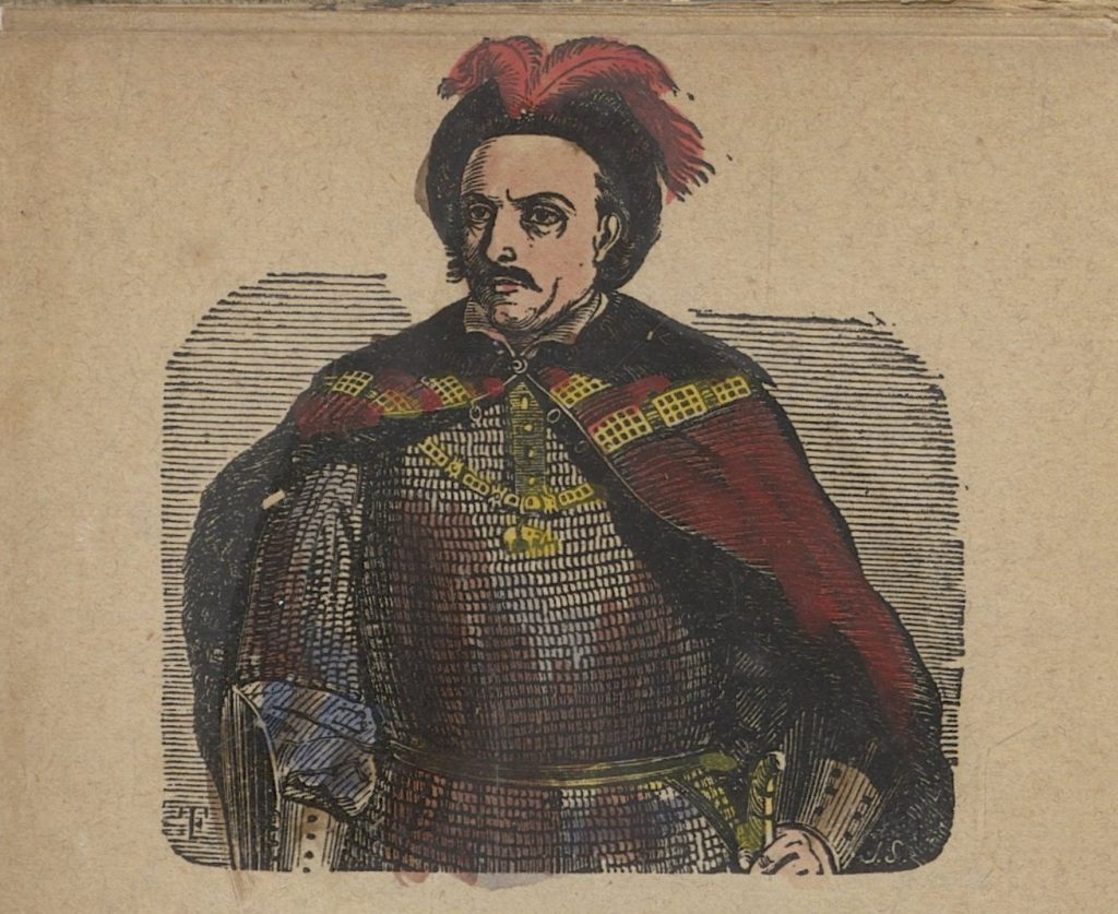 Jan II Kazimierz Waza w wyobrażeniu XIX-wiecznego artysty (domena publiczna).