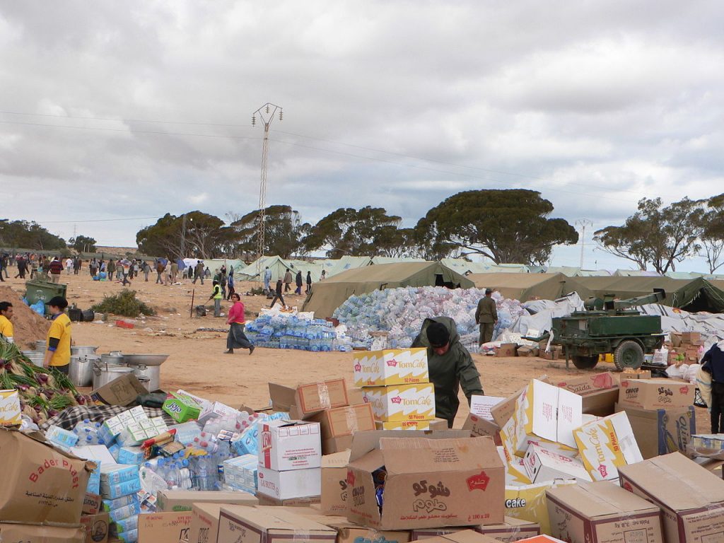 Jeden z obozów dla libijskich uchodźców w Tunezji (Mohamed Ali MHENNI/CC BY-SA 4.0).