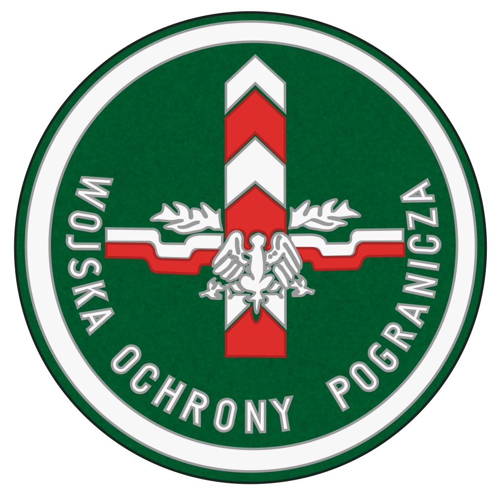 Na terenie Nadbużańskiej Brygady WOP rocznie polowało nawet 900 dewizowych myśliwych. Na ilustracji emblemat jednostki (Magnum045/CC BY-SA 4.0).