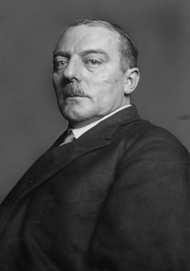 Ulrich Rauscher na zdjęciu z 1925 roku (domena publiczna).