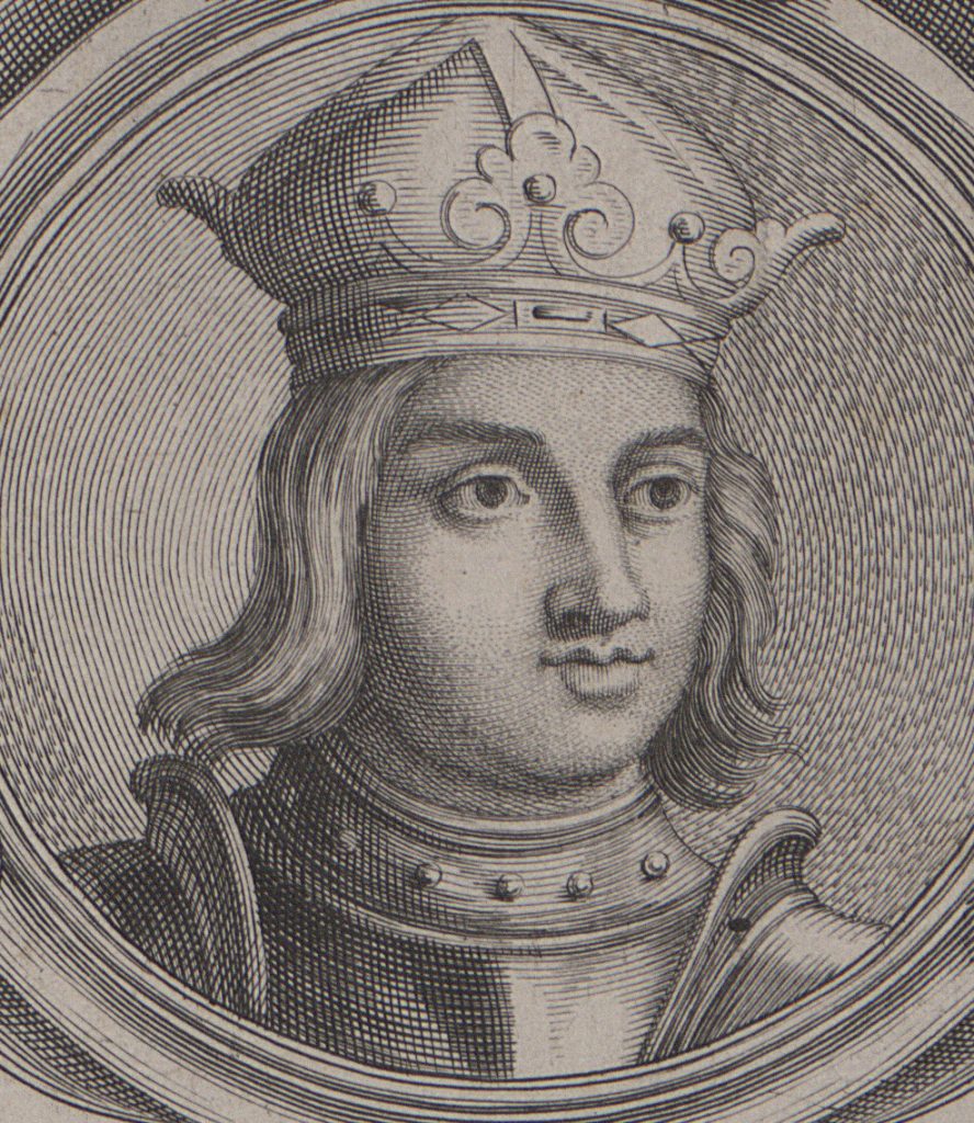 Władysław III Warneńczyk na miedziorycie z przełomu XVII i XVIII wieku.