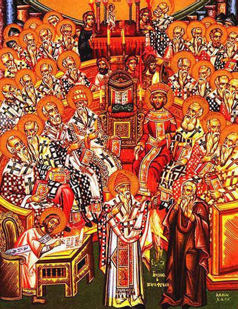 Spotkanie, które odbyło się w lipcu 325 roku w Nicei zostało po fakcie uznane za pierwszy sobór powszechny w dziejach Kościoła (domena publiczna).