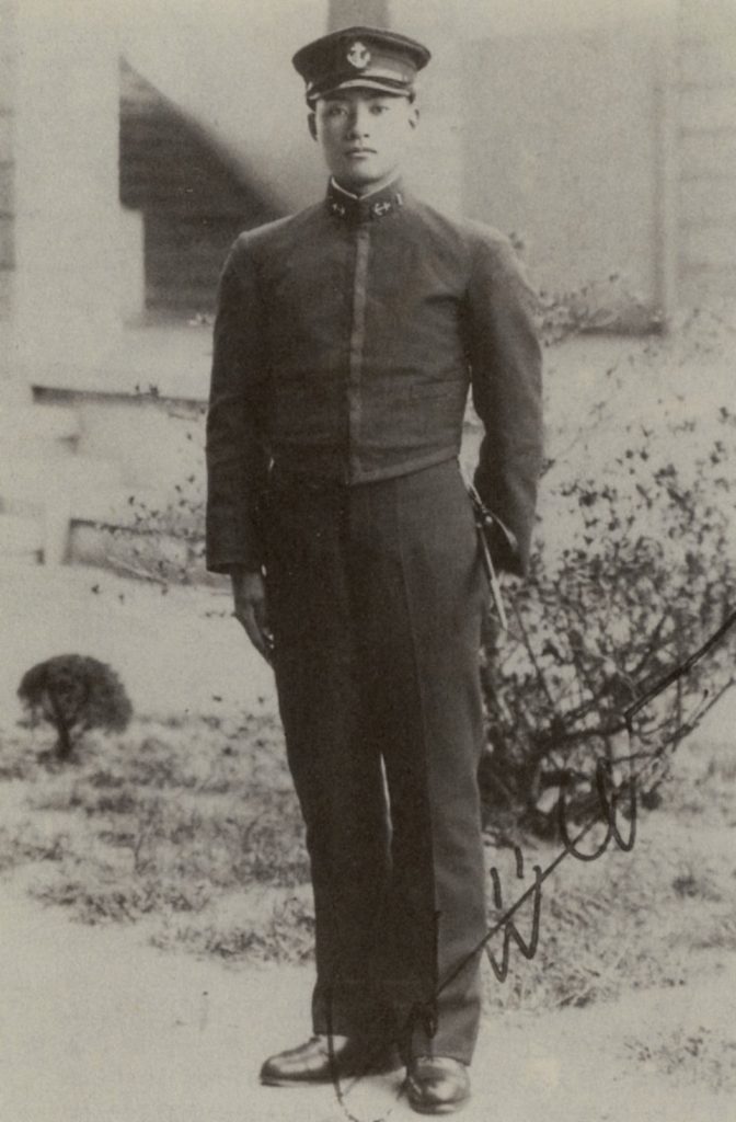 Yukio Seki. Dowódca pierwszego oddziału kamikaze na zdjęciu z 1939 roku (domena publiczna).