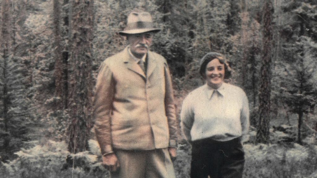 Ignacy Mościcki z żoną Marią na zdjęciu  1935 roku (domena publiczna).