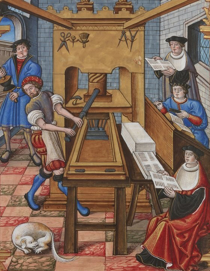 W Polsce do końca XV wieku miano wydrukować tylko 1000 egzemplarzy książek (domena publiczna).