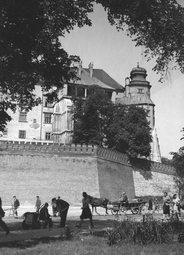 Krüger w trakcie pobytu w Krakowie mieszkał na Wawelu (domena publiczna).