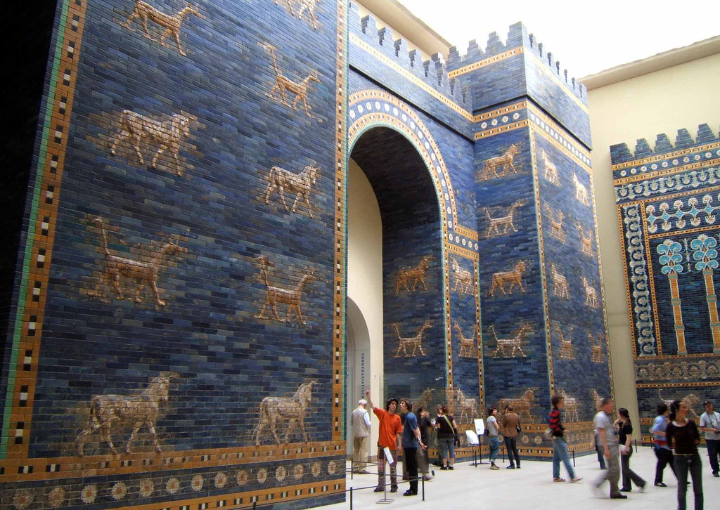 Rekonstrukcja babilońskiej bramy Isztar