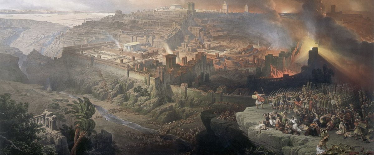 Zburzenie Jerozolimy w wyobrażeniu XIX-wiecznego artysty.