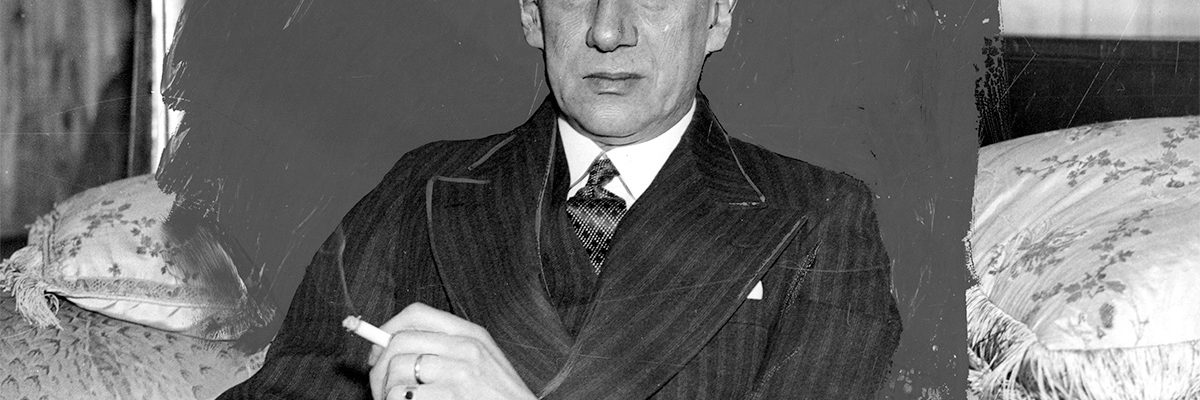 Józef Beck na fotografii Ilustrowanego Kuryera Codziennego.