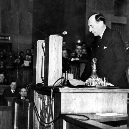 Przemówienie Józefa Becka w Sejmie. 5 maja 1939 roku.