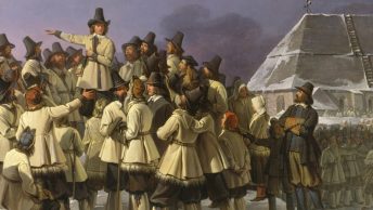 Gustaw Waza wzywa szwedzkich chłopów do buntu przeciwko Duńczykom