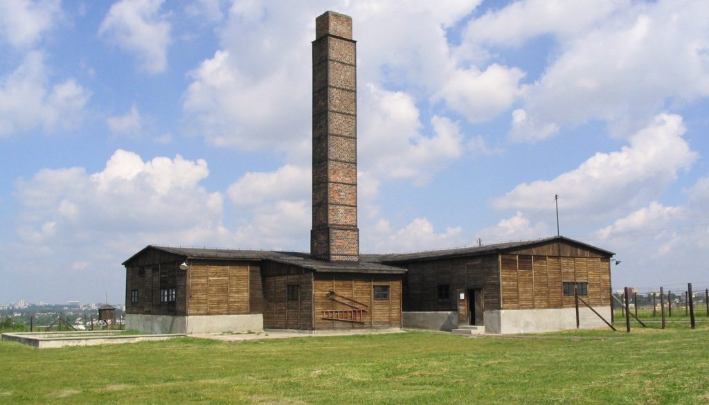 Krematorium w obozie zagłady Majdanek (Goku122/CC BY-SA 3.0).