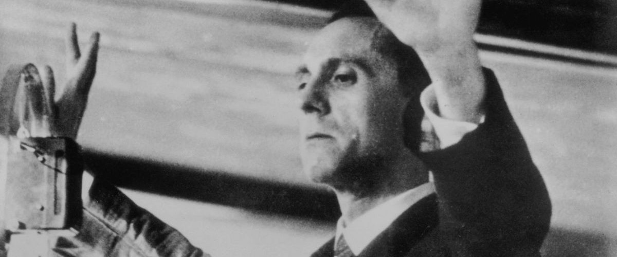 Joseph Goebbels potrafił mistrzowsko manipulować opinią publiczną