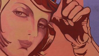 Tamara Łempicka wyobrażona na gdańskim muralu Rafała Roskowińskiego i Jacka Zdybla