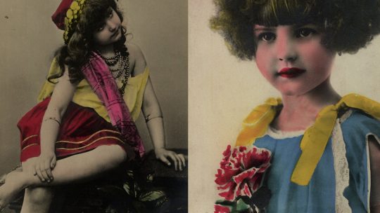 Anonimowe portrety dziewczęce z początku XX wieku.