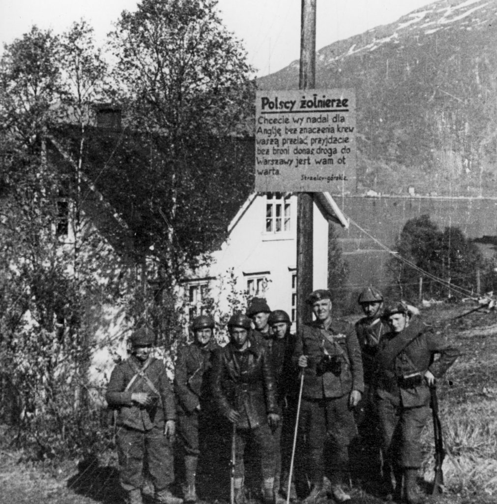 Polscy żołnierze w Norwegii