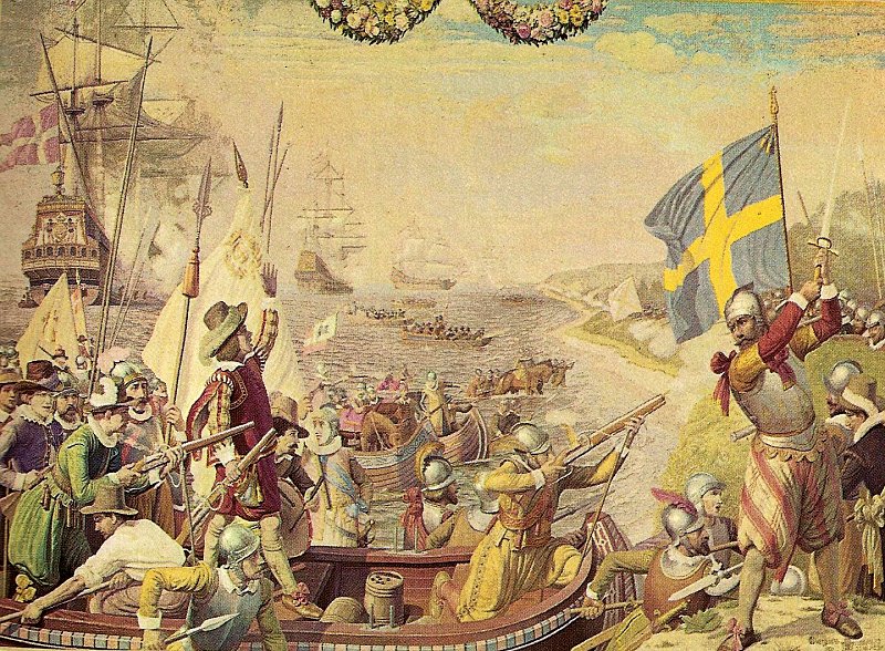 Z uwagi na ciągłe wojny szeregi szwedzkiej amii musiały być ciągle uzupełniane nowymi rekrutami (domena publiczna).