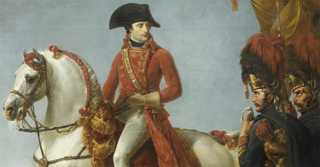 Napoleon po bitwie pod Marengo w 1800 roku. Obraz Antoine-Jeana Grosa.