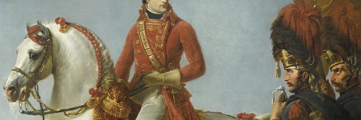 Napoleon po bitwie pod Marengo w 1800 roku. Obraz Antoine-Jeana Grosa.