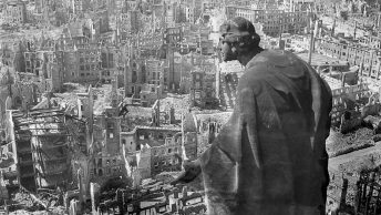 Drezno w 1945 roku na zdjęciu Richarda Petera