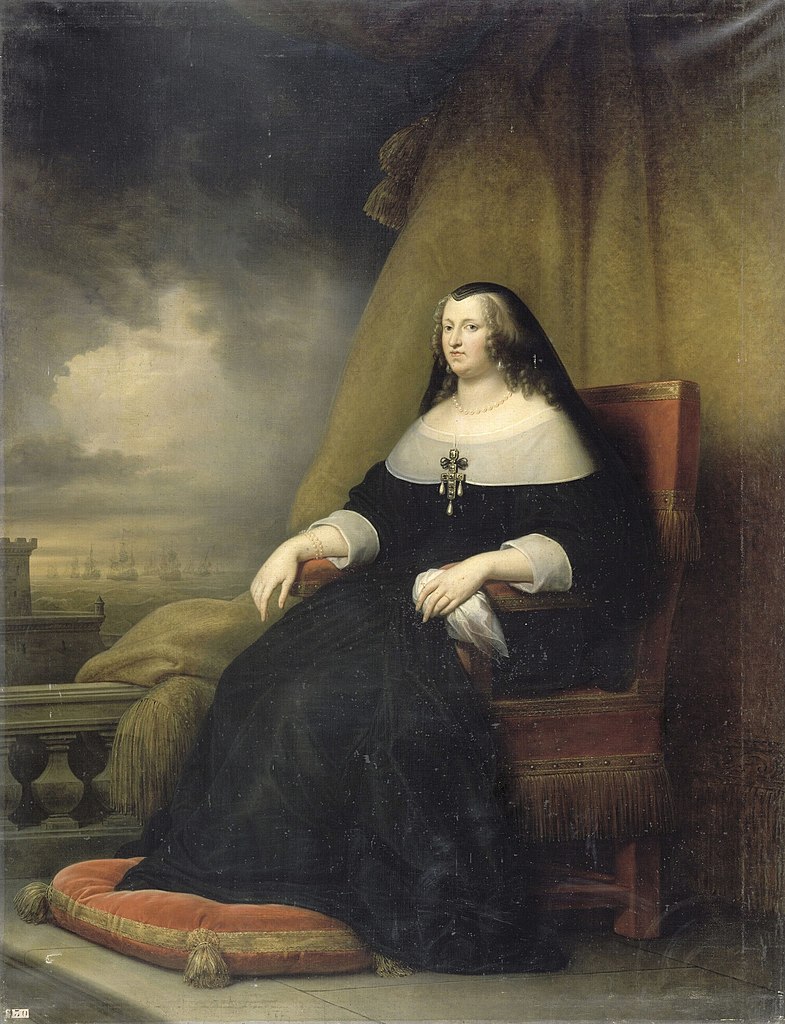 Anna Austriaczka jako wdowa (Charles de Steuben/domena publiczna).