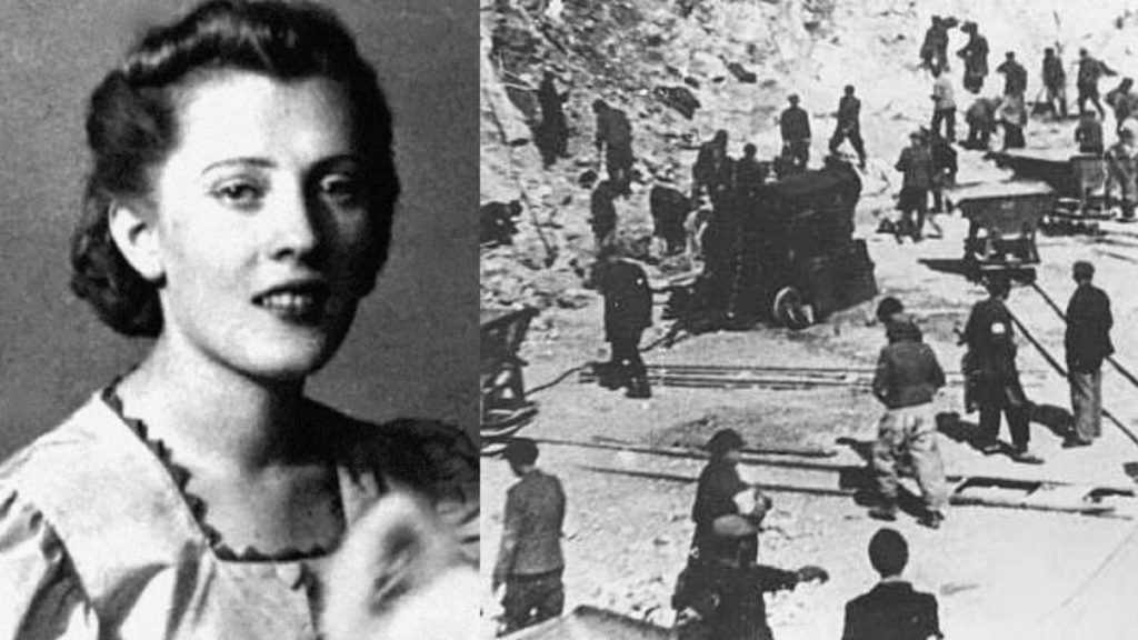 Irene Gut i żydowscy więźniowie obozu w Tarnopolu