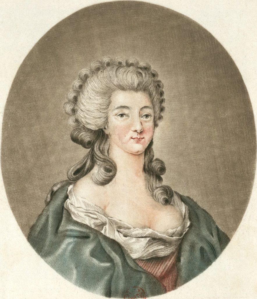 Portret Jeanne de Saint-Rémy z 1786 roku (domena publiczna).