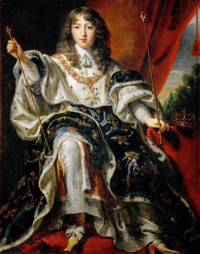 Portret Ludwika XIV wykonany między 1651 a 1654 rokiem (Juste d'Egmont/domena publiczna).