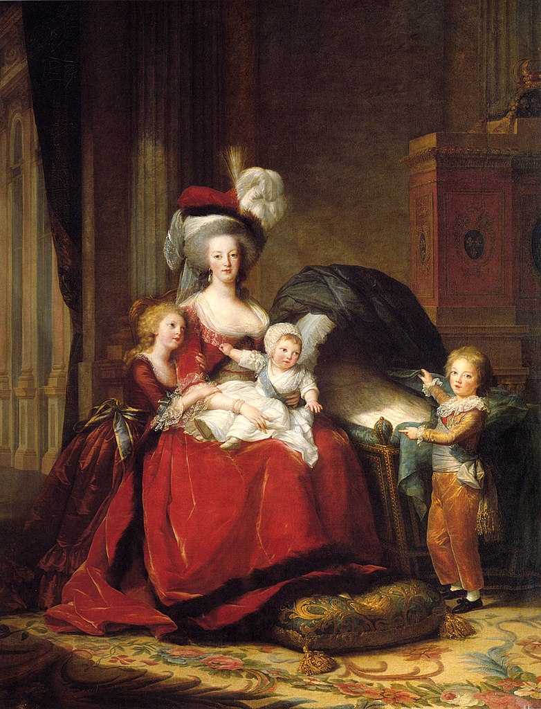 Według krążących po Francji plotek to de Rohan miał być ojcem części dzieci Marii Antoniny (Élisabeth Vigée-Lebrun/domena publiczna).