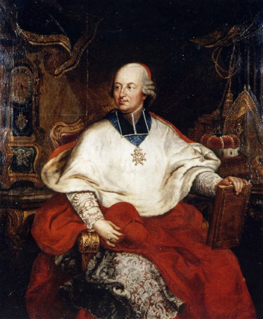 XVIII-wieczny portret kardynała de Rohana (domena publiczna),