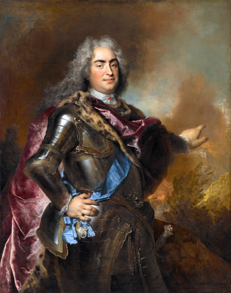 Aleksander Ułan wiernie służył królowi Augustowi II Mocnemu (Nicolas de Largillière/domena publiczna).