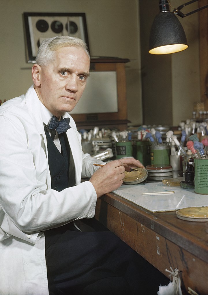 Alexander Fleming w 1943 roku.