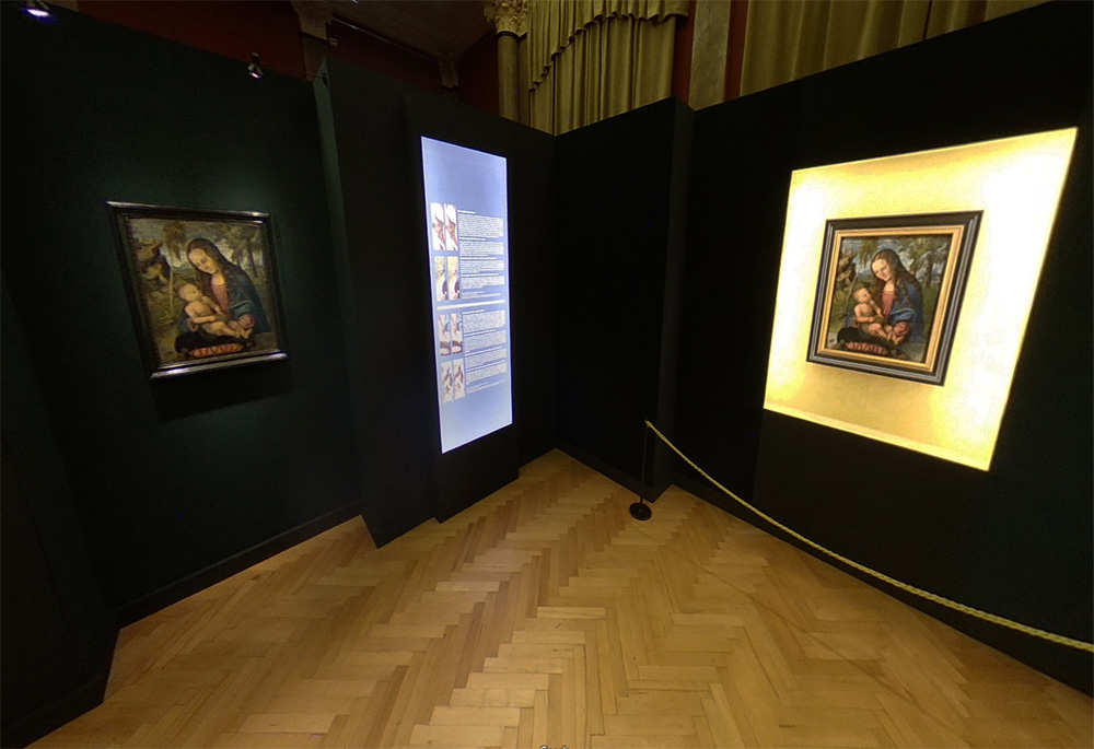 Ekspozycja w Muzeum Narodowym we Wrocławiu Madonna pod jodłami