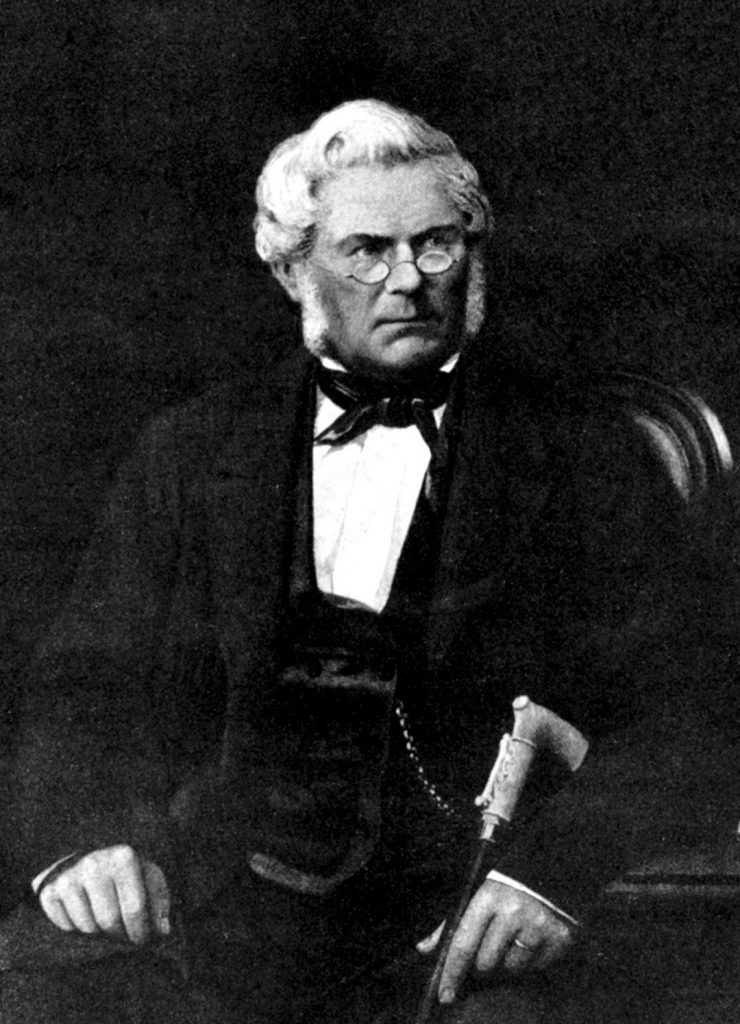 Immanuel Nobel na zdjęciu z około 1860 roku (domena publiczna).