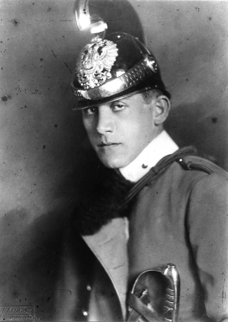 Oskar Kokoschka na zdjęciu z okresu I wojny światowej (Hermann Schieberth/domena publiczna).